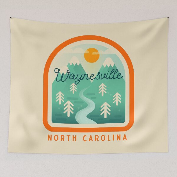 Item preview, Waynesville North Carolina NC Tourist Souvenir designed and sold by carolinafound.