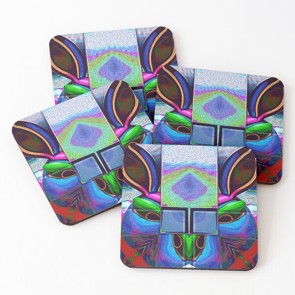 Item preview,  *EASTER BUNNY EGGS BAUHAUS COLORFUL ABSTRACT PAINTING* designed and sold by Ralek.