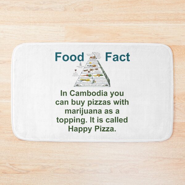 Item preview, In Camboida You Can Buy Pizzas - Food Fact designed and sold by CrankyOldDude.