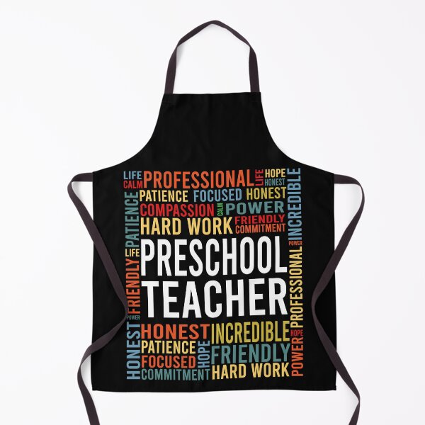 Item preview, preschool teacher saying: preschool teacher words gift designed and sold by alaechamlal.