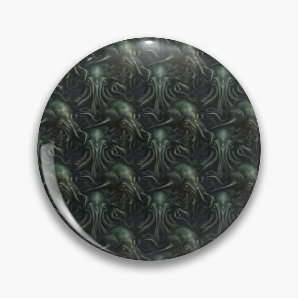 Item preview, Realistic Cthulhu Pattern - HP Lovecraft's Cthulhu Mythos designed and sold by Fine Prints.