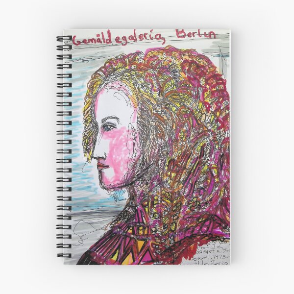 Item preview, Berlin, Portrait of a Young Woman, Based on Botticelli, 1485, ArtMatrix designed and sold by Mark Stansberry.