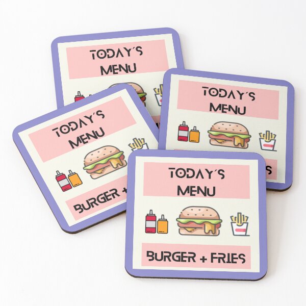 Item preview, Today´s Menu - Burger + Fries designed and sold by BaZaar from TakE a LooK.