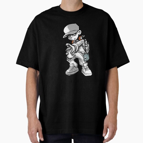 Spray Can Arty Oversized T-Shirt