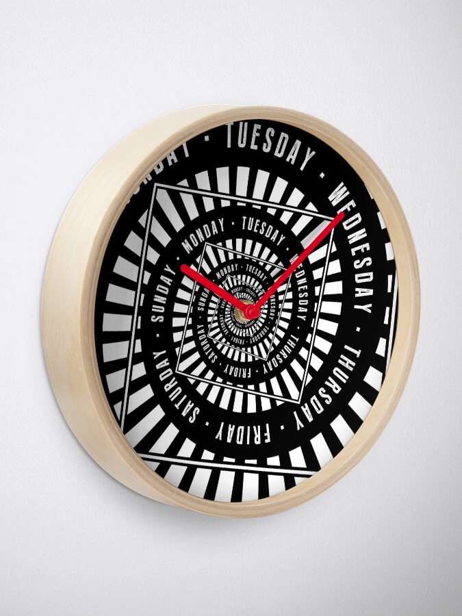 Alternate view of Days of The Week Clock