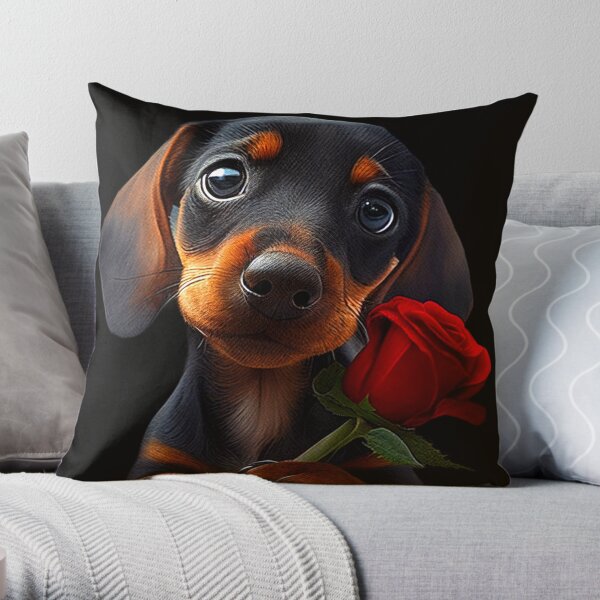 Sausage dog pillow case sale