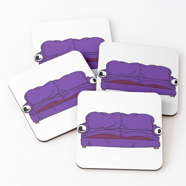 Item preview, Living purple couch  designed and sold by HarperHasArt.