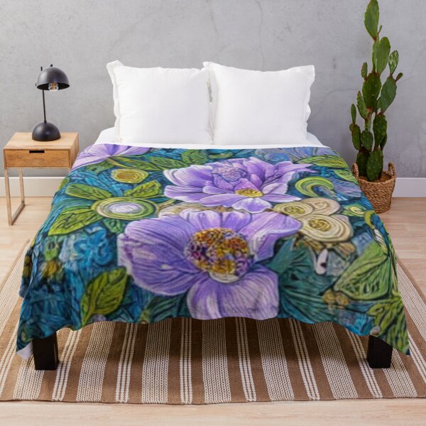 Item preview, Colourful Vintage Spring Blooms Flora, Beautiful Floral Garden designed and sold by Flowerartlovers.
