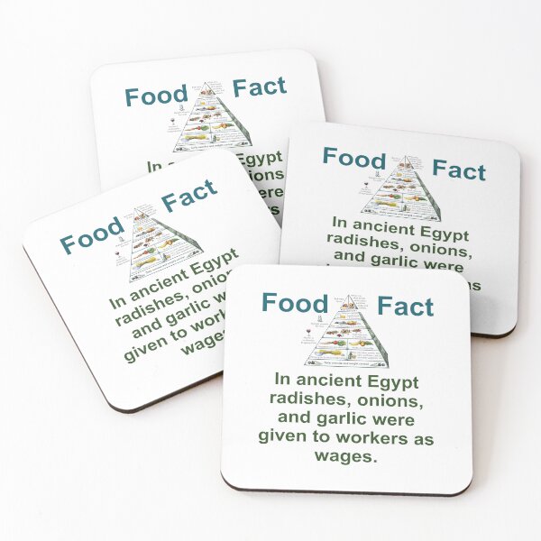 Item preview, In Ancient Egypt Radishes Onions And Garlic - Food Fact designed and sold by CrankyOldDude.