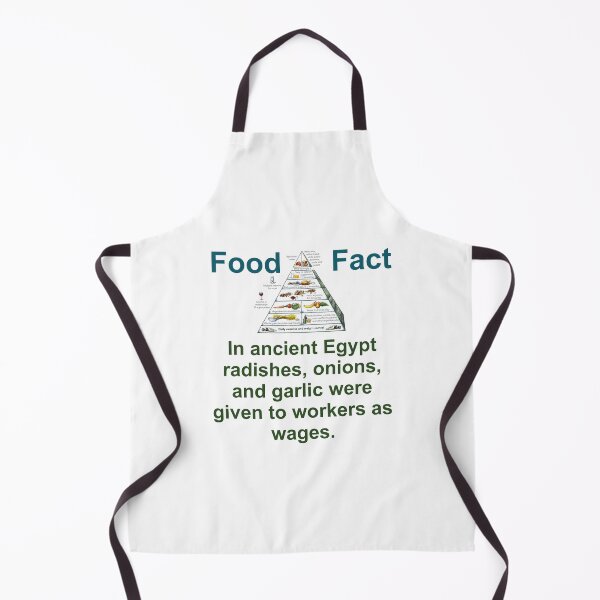 Item preview, In Ancient Egypt Radishes Onions And Garlic - Food Fact designed and sold by CrankyOldDude.