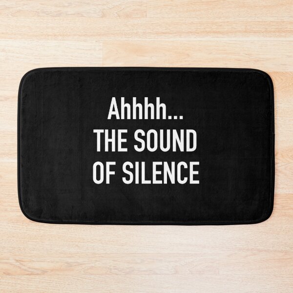 Item preview, Ahhh! The sound of SILENCE designed and sold by jazzydevil.