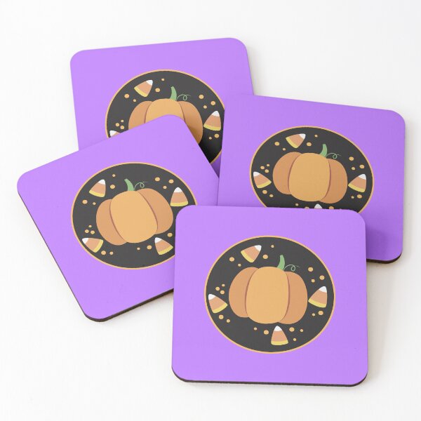 Item preview, Pumpkins in a circle with cute little candy corn designed and sold by jazzydevil.