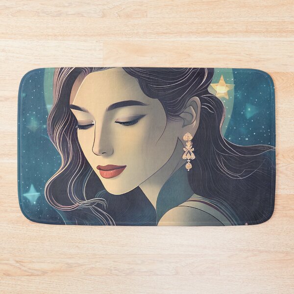 Item preview, Empowered Girl in Starry Dreamland - A Spiritual Portrait designed and sold by ElLocoMus.