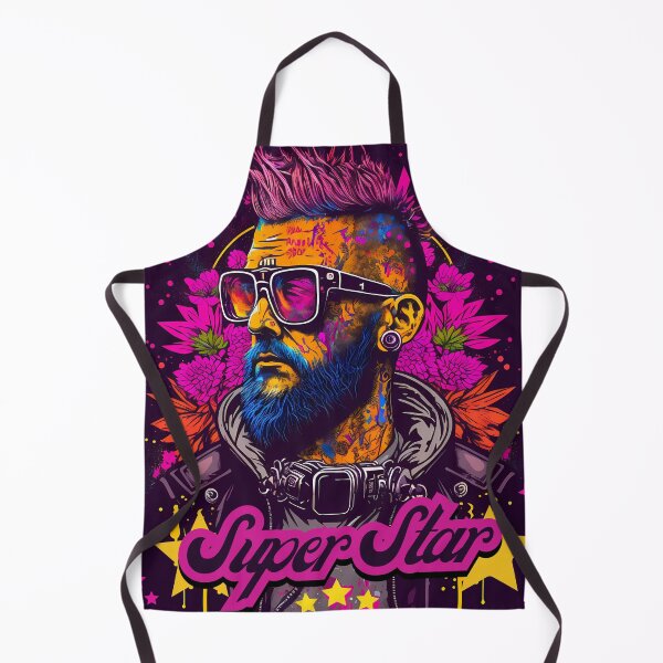 Item preview, Colorful superstar rocker t-shirt designed and sold by relso.
