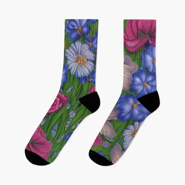 Item preview, Colourful Vintage Spring Blooms Flora, Beautiful Floral Garden designed and sold by Flowerartlovers.