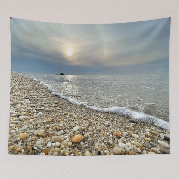 Item preview, Sun Dog on Cape May Diamond Sunset Beach designed and sold by LeslieMac713.