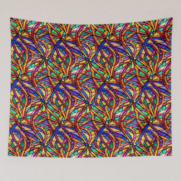 Item preview, Beautiful Art Noveau Stained Glass 1- Seamless Pattern designed and sold by Chubuter.