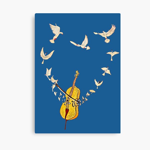 love for the cello Canvas Print