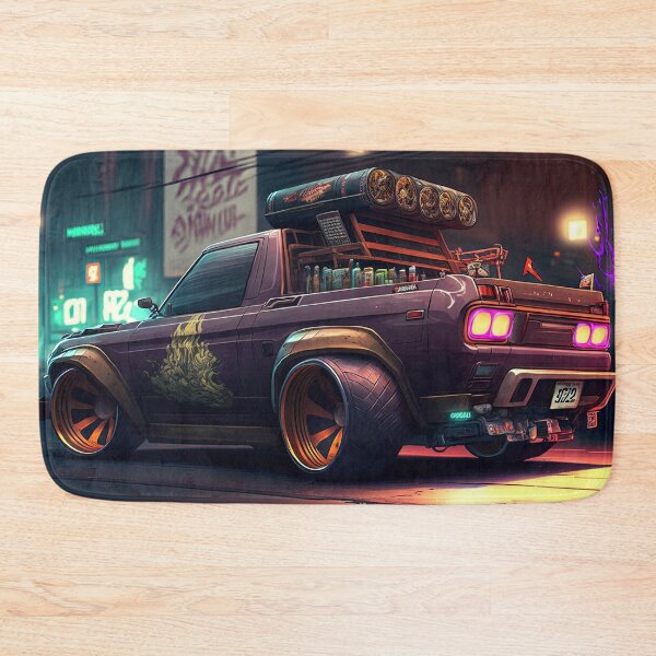 Item preview, Pickup Truck Modified Packing a Heavy Load in the Streets of Tokyo designed and sold by ultra-cool.