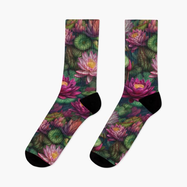 Item preview, Lotus Flower and Lilly Pad Pond III designed and sold by SpectrumDesign9.