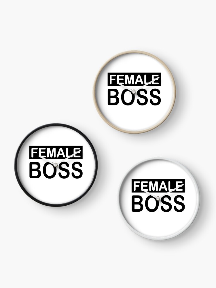 Thumbnail 3 of 4, Clock, Female boss designed and sold by PCollection.