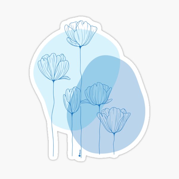 Item preview, Tulips Blue designed and sold by NitostixRB.