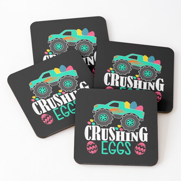 Item preview, Crushing Eggs Kids Easter Shirt, Easter Monster Truck, Boys Easter Truck Tee, Cute Easter Boy Outfit, Cute Easter Truck Onesie, Easter Gift designed and sold by BeFaCtO.