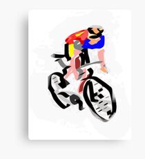 Cycling Canvas Print