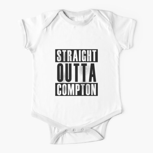 Straight Outta Compton Short Sleeve Baby One-Piece