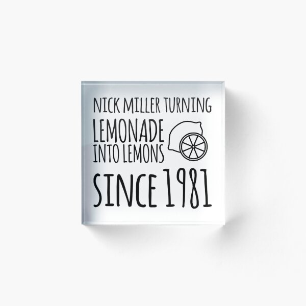 Item preview, Nick Miller convirtiendo limonada en limones designed and sold by voidstickers.