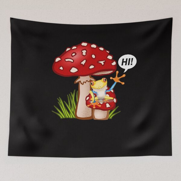 Item preview, A Cute Frog Saying Hi designed and sold by Angelle55.