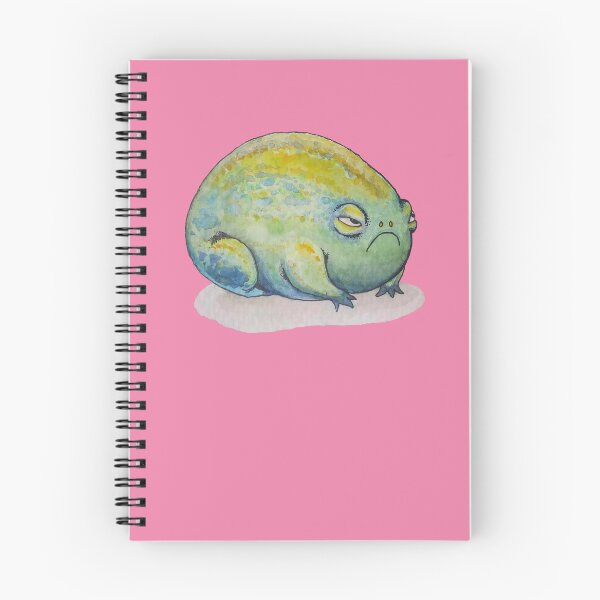 Item preview, aquarell hand drawn grumpy frog  designed and sold by avmask.