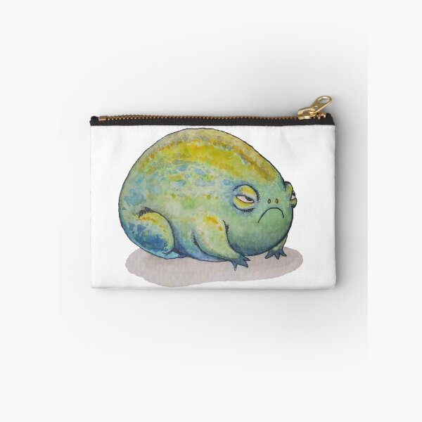 Item preview, aquarell hand drawn grumpy frog  designed and sold by avmask.