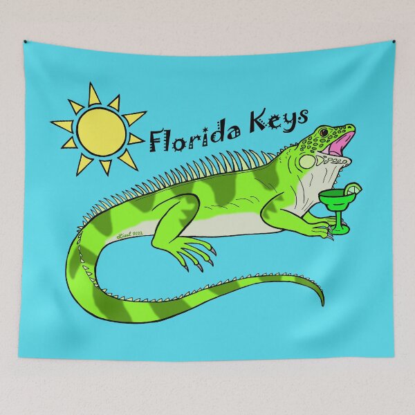 Item preview, Florida Keys Iguana designed and sold by sharkbait83.