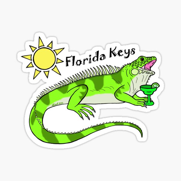 Item preview, Florida Keys Iguana designed and sold by sharkbait83.