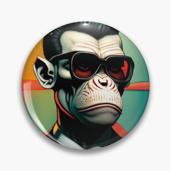 Item preview, fancy crazy monkey designed and sold by artegrafico92.