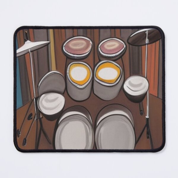 Item preview, AI Art Retro Drumset designed and sold by MugsNstuff Live Love Create!.