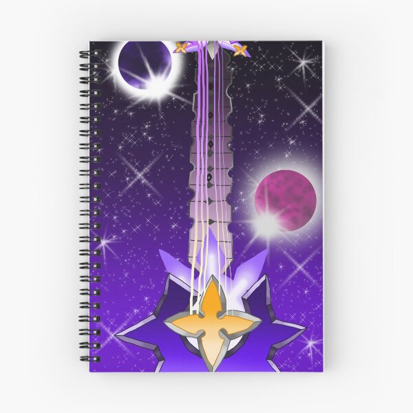 Item preview, Fusion Keyblade Guitar #128 - Lunar Eclipse & Saix's Claymore designed and sold by FieryWindWaker.