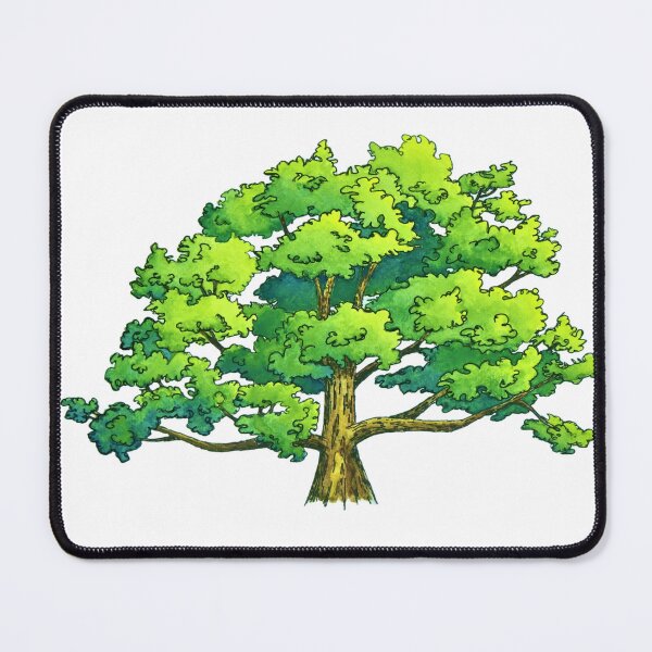 Item preview, Watercolor White Oak Tree designed and sold by Cherie Brunetti.