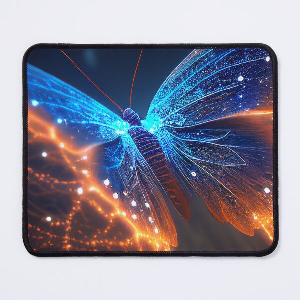 Item preview, Beautiful Blue and Orange Solar Flare Butterfly designed and sold by Expressive Vision.