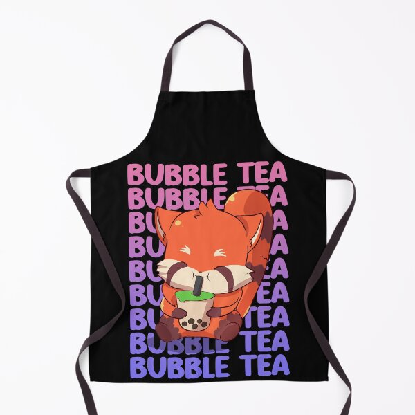 Item preview, Red Panda Bubble Tea Break, Boba Tea Lover designed and sold by Mini Pandas.