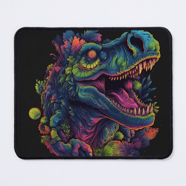 Item preview, Mr. T Rex - Whimsical Types - Bright colors and lively patterns designed and sold by superpedro.
