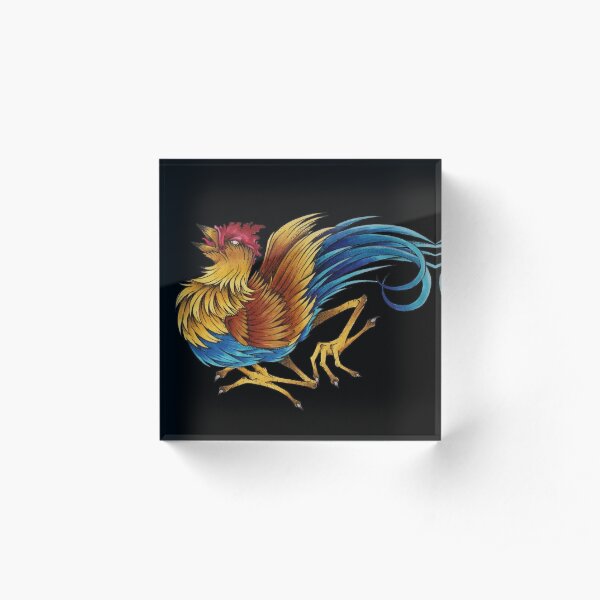 Rooster Acrylic Block