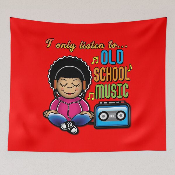 Item preview, I Only Listen To Old School Music - Apparel designed and sold by LatinSaint.
