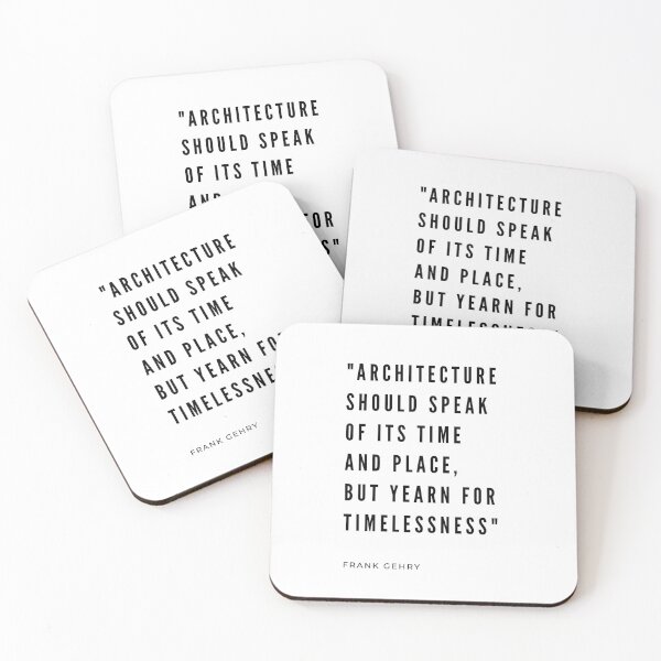 Item preview, Frank Gehry Architecture Quote designed and sold by ARCHITECTURE/ everything.