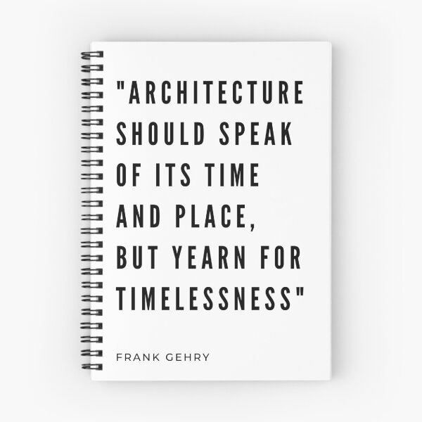 Item preview, Frank Gehry Architecture Quote designed and sold by ARCHITECTURE/ everything.
