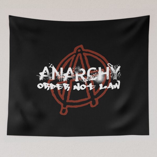 Item preview, Anarchy - Order Not Law! Circle A T-Shirt designed and sold by iNukeDesign.
