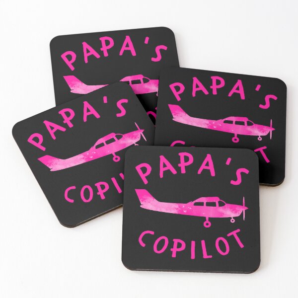 Item preview, Papa's Copilot-Pink designed and sold by LynnEllenDesign.