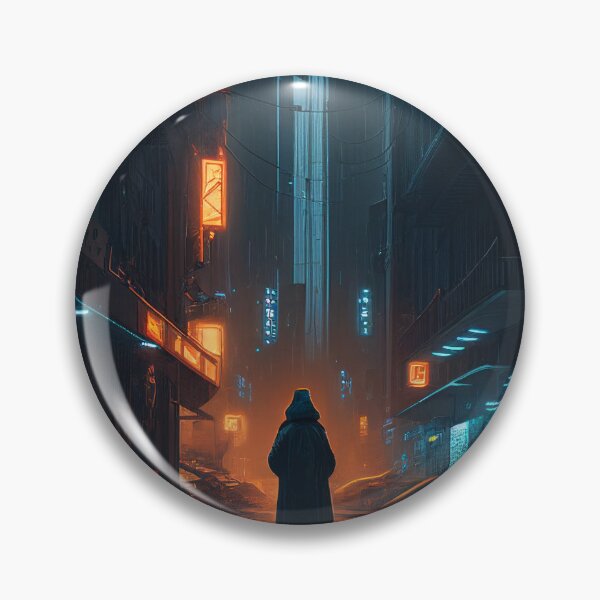 Item preview, Cyberpunk Night Walk: City Streets Lit by Futuristic Lights designed and sold by N3onKnight.