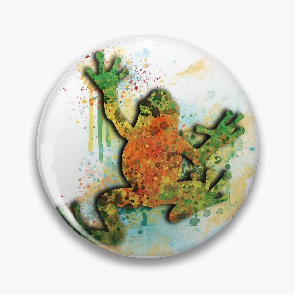 Item preview, Crazy frog watercolour designed and sold by Drdbanner.